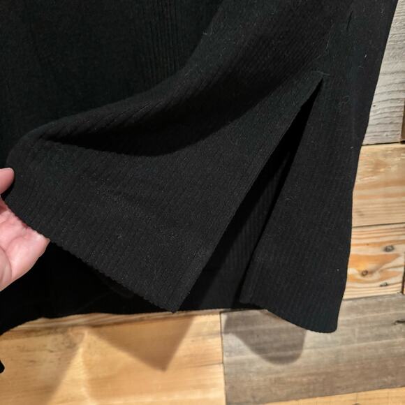 NWT Lou & Grey Brushed Rib Cowl Neck Top Black Size S Minimalist Office Preppy - Picture 8 of 13